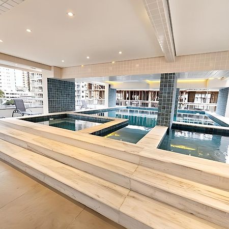 Apto Com Lazer Completo, Piscina, Ar, Mercadinho E Pet Friendly A 1 Min Da Praia Praia Grande Dış mekan fotoğraf